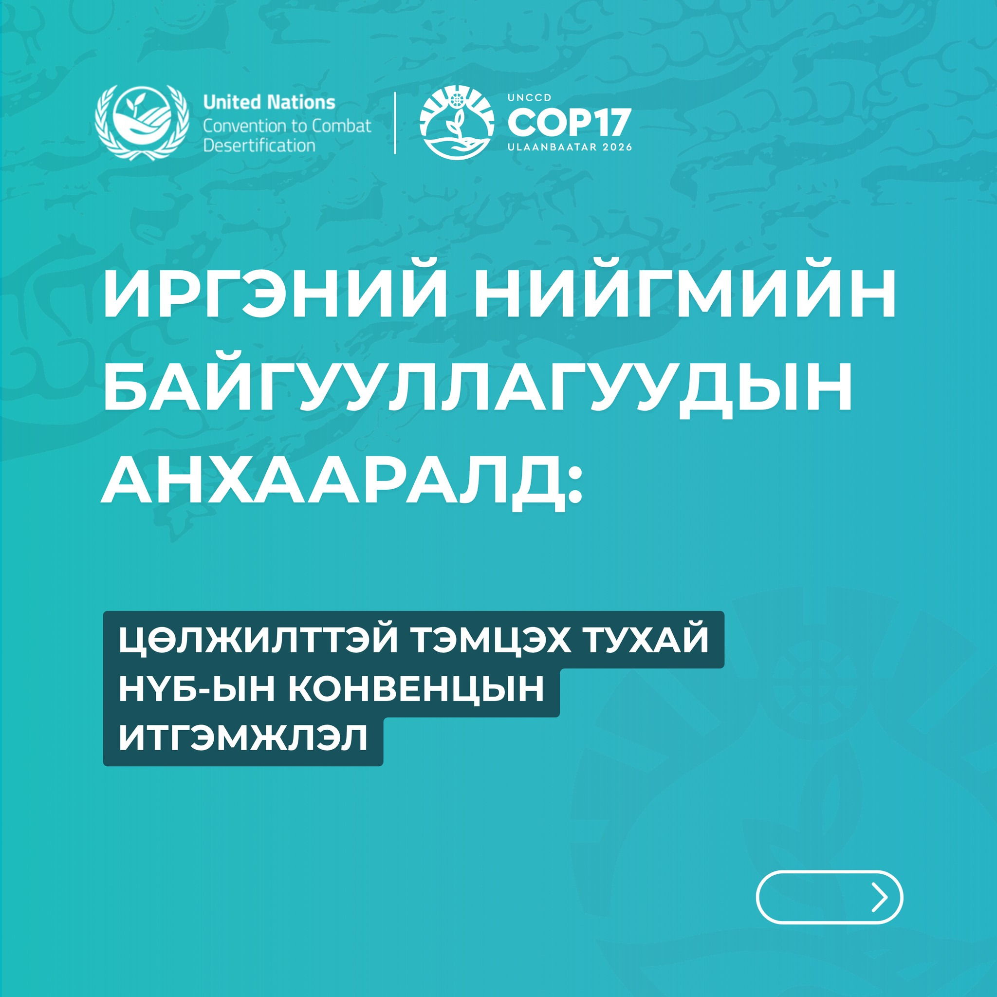 Иргэний нийгмийн байгууллагуудын анхааралд: